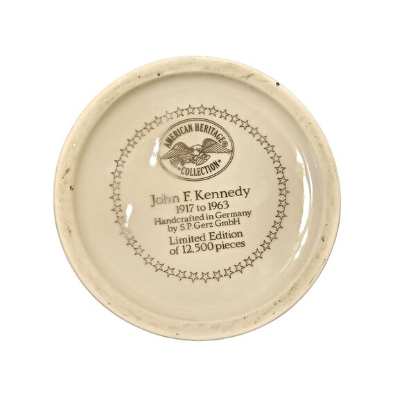John F Kennedy American Heritage Stein 1993 Anheuser Busch /Gerz Made in Germany - Picture 9 of 13